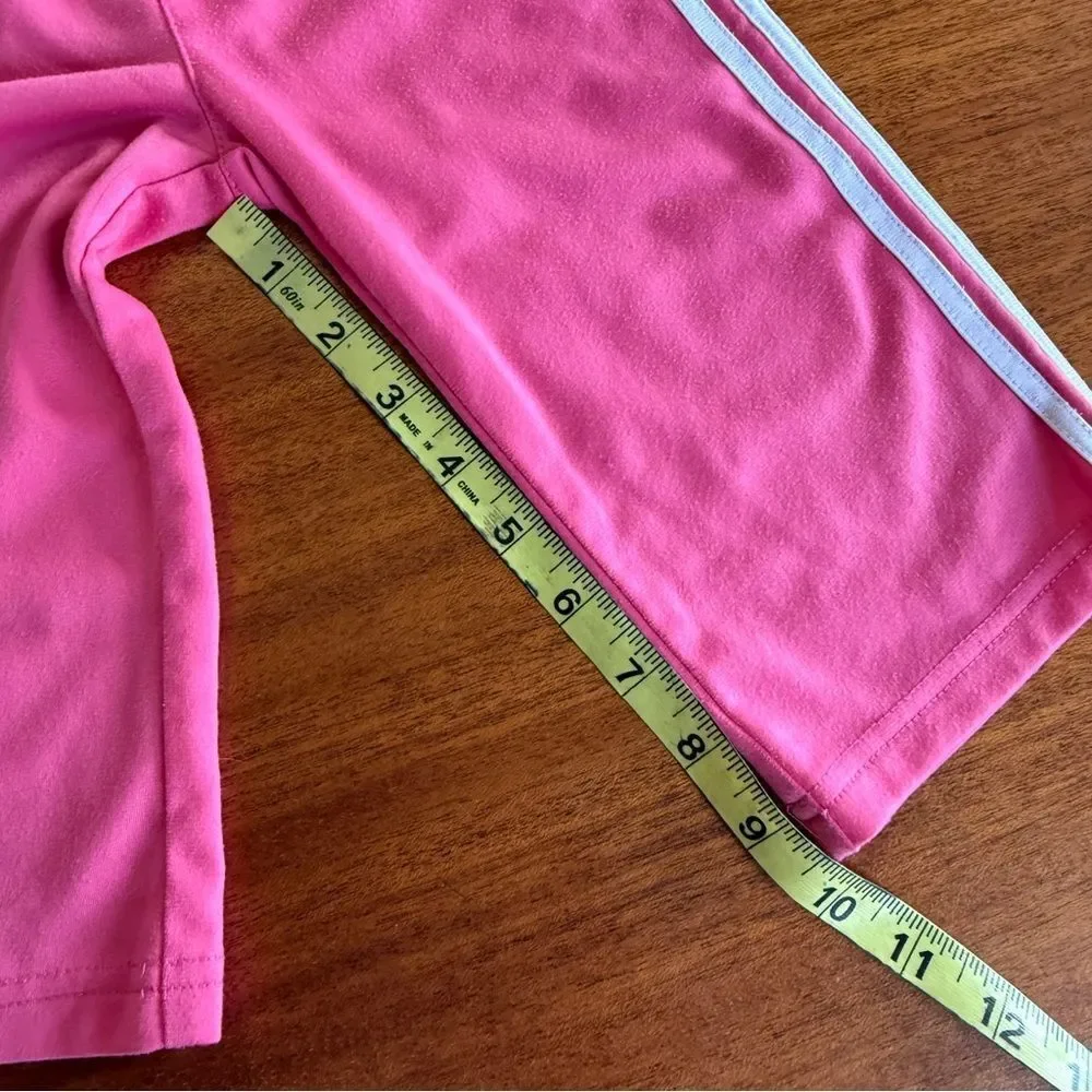 Adidas Baby Girl Pink Track Pants White Stripes 12 Months